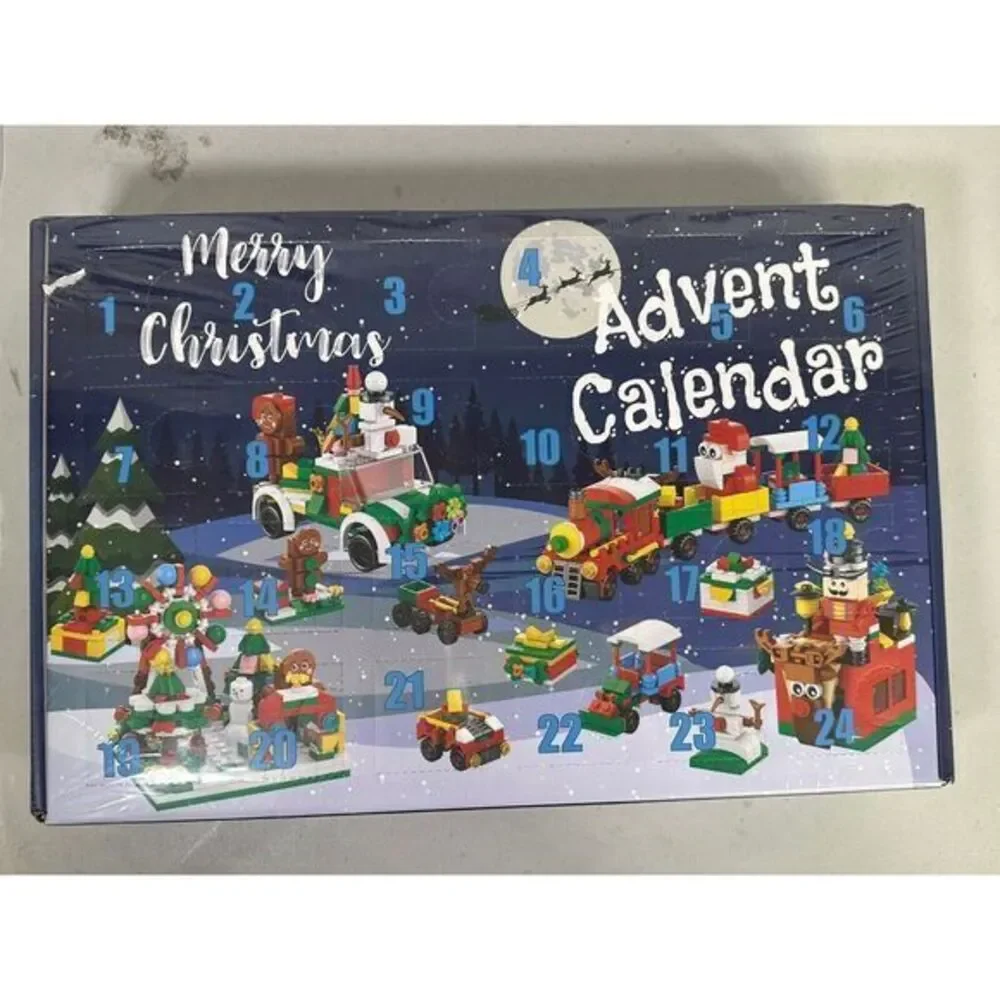Advent Calendar 2023 Kids 24 Days‎ Building Blocks Toys Christmas Countdown New